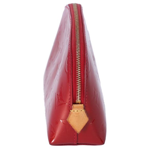 Louis Vuitton Pochette Cosmetic Bag Monogram Vernis Pouch M91496 Pomme d'Amour - Picture 2 of 7